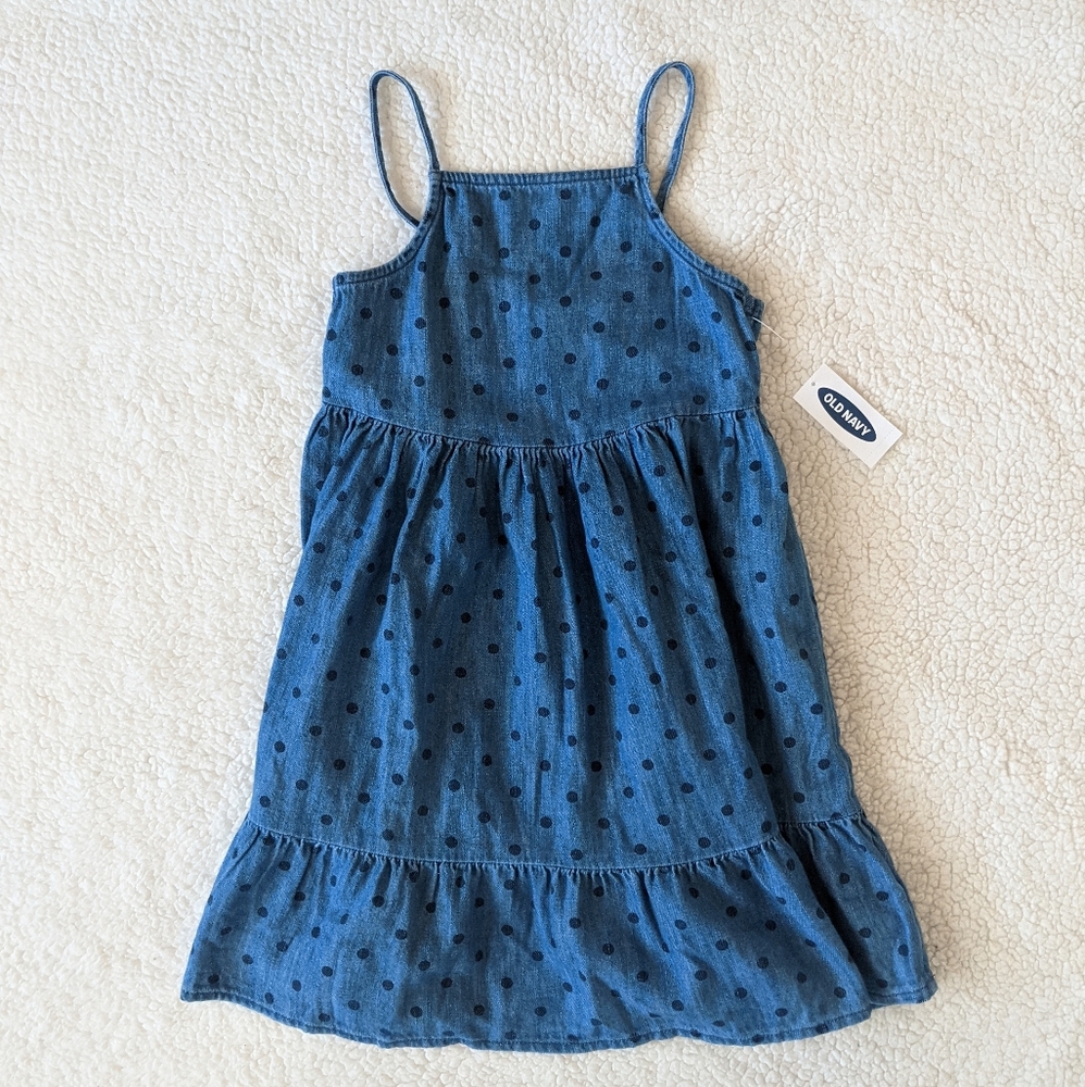 🆕 Chambray tier dress ~ 4T
